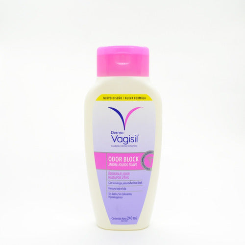 Kit X 3u Jabones Líquido Dermo Vagisil Odor Block 240ml 3