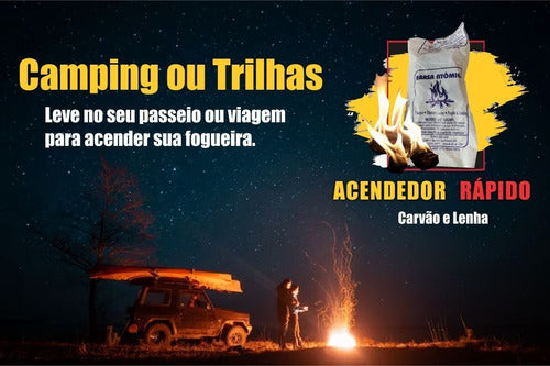 Acendedor De Fogueira Rápido E Fácil Camping, Pesca, Viagens 1