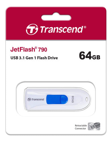 Transcend 64gb Jetflash 790 Usb 3.0 Flash Drive (ts64gjf790 4