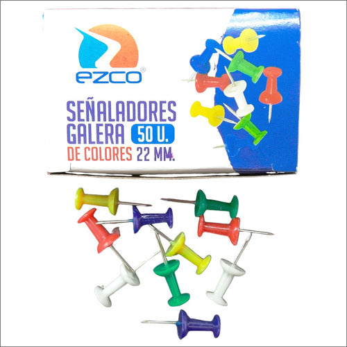 Ezco Galera Colored Markers 22 Mm X 50 Units 0