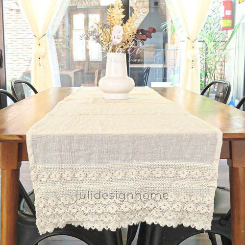 Boho Decorative Handcrafted Gauze Table Runners 2m 8