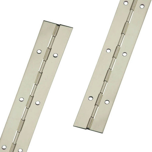 Bronzen Piano Hinge Nickel 1.80 Mt X 32mm Furniture Carpentry 0