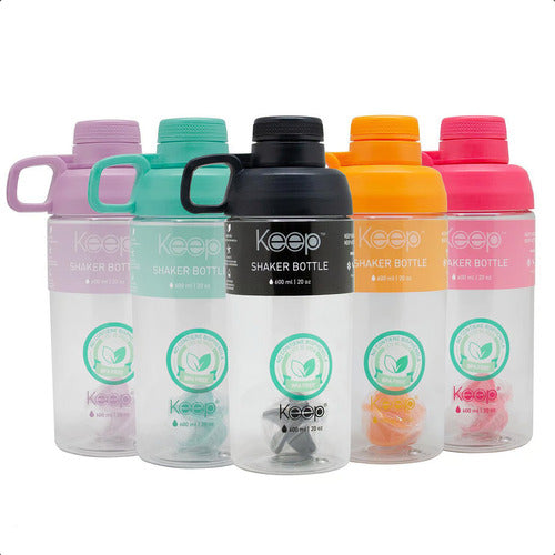 Keep Shaker Bottle 600ml with Blender Ball for Fit Shakes by Kuchen 2