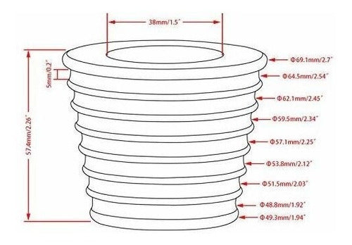 4 Conos Para Centrar Sombrillas En Mesa Interior O Ext Black 1