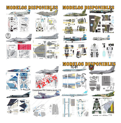 Fokker F28 TC-52 Argentina Air Force Esc 1.70 Papercraft 2