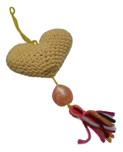 Crochet Heart Hanging Ornament 1