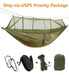 Parachute Fabric Portable Hanging Bed Hammock 2