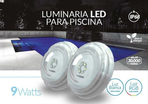 Optica Lumipool Piletas Led Blanca Vulcano 9w 1