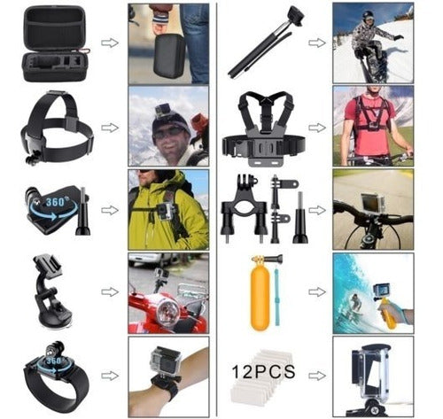 Generic 40-in-1 GoPro H Accessory Kit Package 1