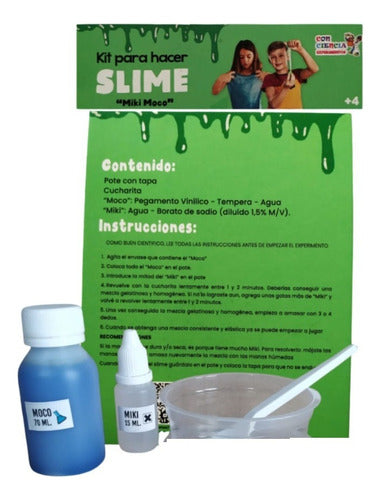 Slime Kit - Miki Moco - Experiment Kit for Kids 0