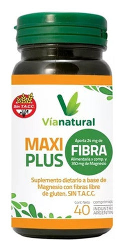 Maxiplus Fiber | Vianatural | 40 Tablets | Gluten-Free 0