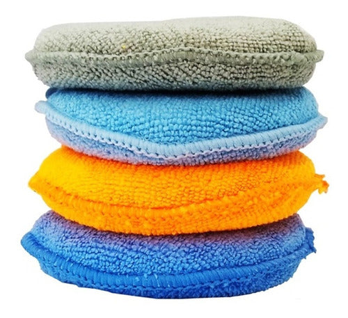 Pack of 12 Laffitte Microfiber Applicator Pads - |yoamomiauto®| 1