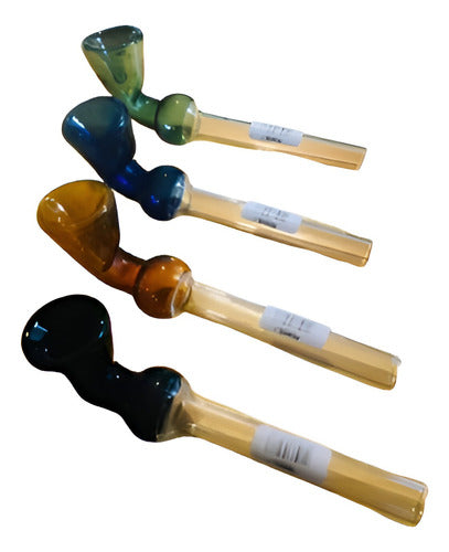 Eleven Glass Pipe Various Colors 9cm Valhalla Grow Shop 1