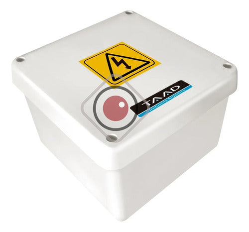 Taad Pack X10 Waterproof Junction Box PVC CCTV Balun 90x90x75mm 0