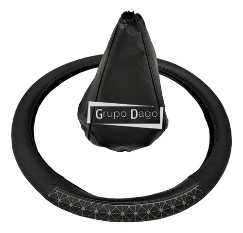 Celta Combo Steering Wheel Cover with Applique and Gear Shift Cover 0