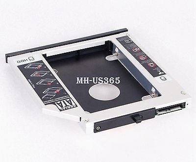 2 º Hdd Ssd Hard Drive Caddy Caja Adaptador Led Para Lenovo 5