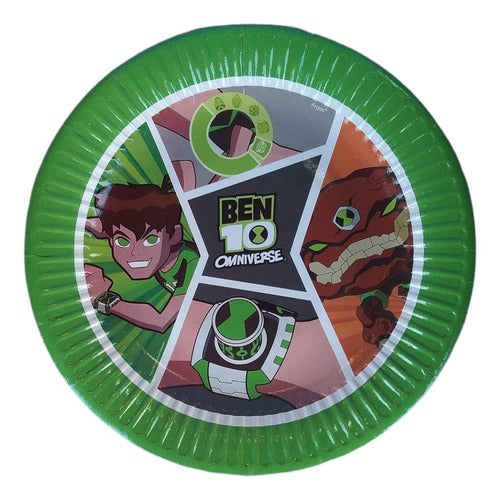 Platos  Y Vasos Cumpleaños  Ben 10 0