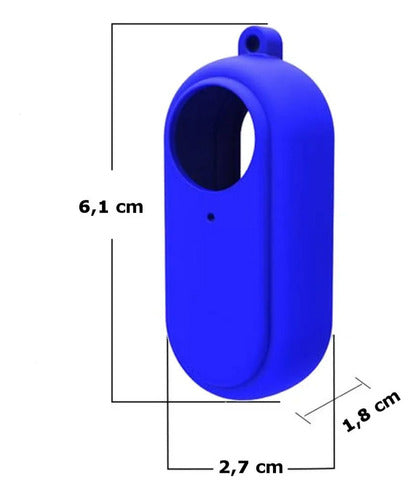 Capa De Silicone Telesin Para Insta360 Go 2 - Azul 2