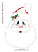 Christmas Santa Claus Face Embroidery Machine Design 1840 5