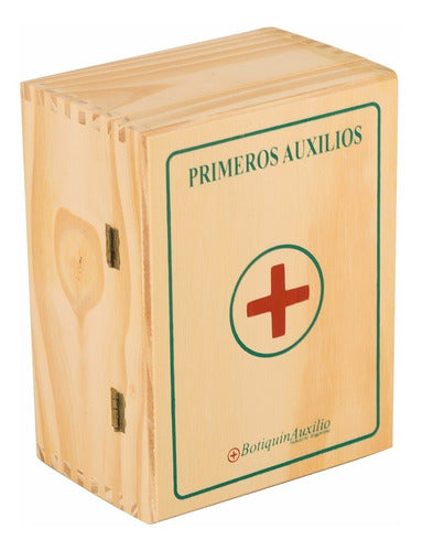 Botiquin Auxilio Botiquín De Primeros Auxilios Madera 27 Elementos Ma Mini 1