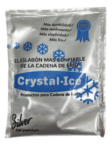 Gel Refrigerante Sachet Crystal Ice 150 Gr. X 3 Unid. Frio 0