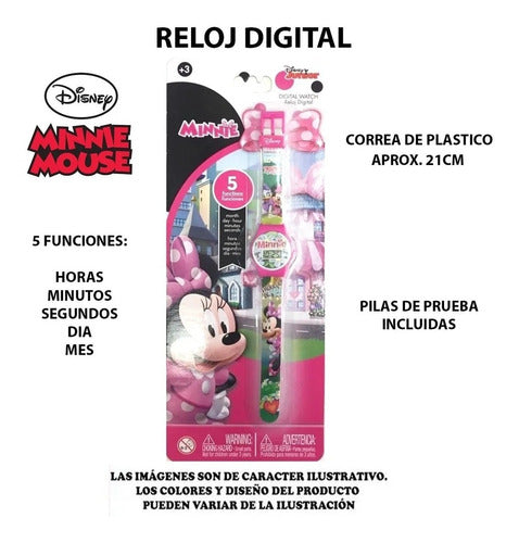 Reloj Digital Minnie Boutique Original ELG Mnrj6b El Gato 2