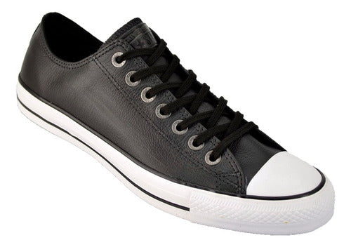 Converse Zapatilla All Star European Low Cuero Negro 1