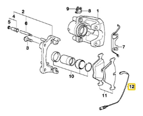 Sensor Trasero Para Bmw Serie 3 E46 318i M43 1