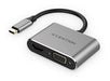 Lention Usb-c A Hdmi And Vga Adaptador Up A 4k/30hz Digita 0