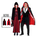 Reversible Black/Red Hooded Cape Costume 80cm 1