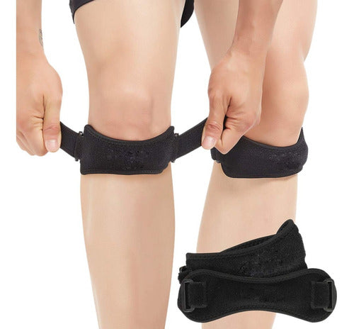 Redushock Pack Of 2 Adjustable Knee Meniscus Support Bands 4