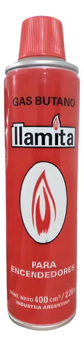 Llamita Butane Gas Refill Cartridge 400cc X 12 Units 1