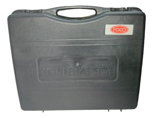 Portable Gas Cooktop with Safety Valve and Thermocouple in Carrying Case by Foco 2