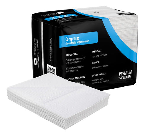 Evoden Premium Disposable Compresses X 50 Units for Dentistry 0