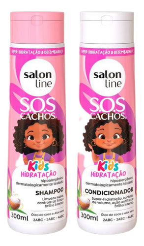 Salon Line Shampoo and Conditioner Hydration SOS Cachos Kids 0