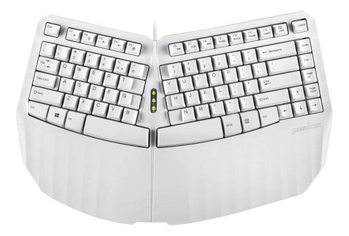 Perixx Ergonomic USB Spanish Keyboard Periboard413W 0