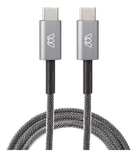 Cable Usb-c Swell Mos Spring - Usb-c A Usb-c, Gris Oscuro, 1 0