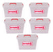 Plásticos Cerri Stackable First Aid Kit X5 Units for Office 0