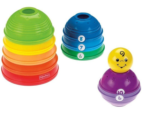 Fisher Price Stack & Roll Baby Cups Playset 7