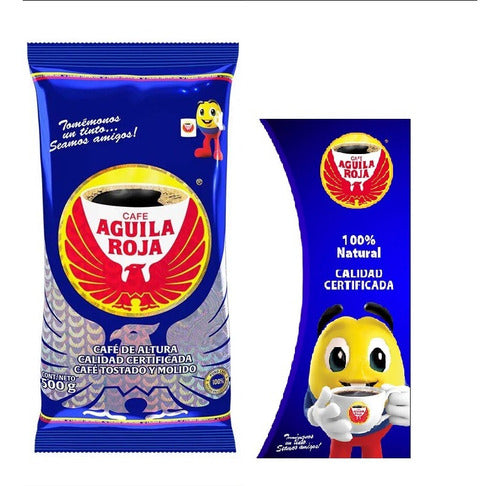 Café Tostado Molido Aguila Roja 125 G Colombiano 0