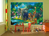 Vinilo Decorativo Pared [0ts9mpei] Jungla Animales 3