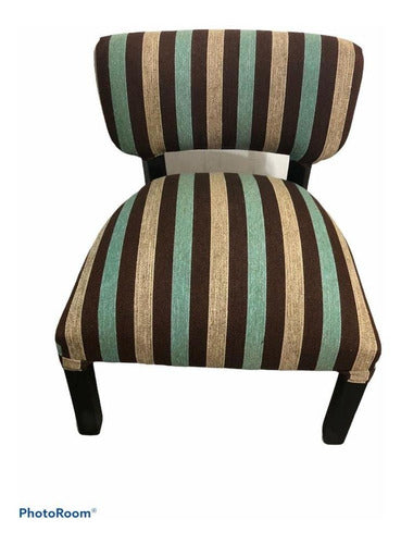 Nick Muebles Matera Chair Poltrona Upholstered in Chenille 2