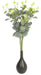 Finefish Eucalyptus Silk Artificial Flower Bouquet, Stems and Leaves Set 6