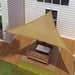 Toldo Vela Sombra Viento Y Granizo - 4*4*5.6 Triangulo Beige 1