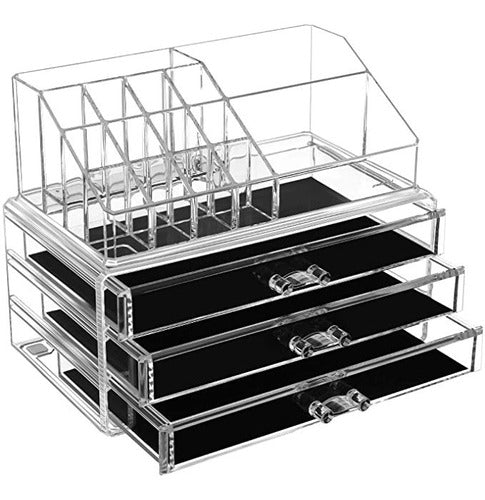 Geko Acrylic Cosmetic Makeup Organizer Accessories 0