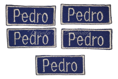 Dígalo con Bordados Parche Bordado Aplique Nombre 2x6 Cms Pack 10 Unidades 0