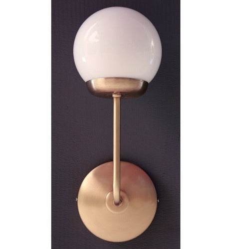 GM LAMP Aplique Globo Vidrio 8x12 Sin Cuello 1