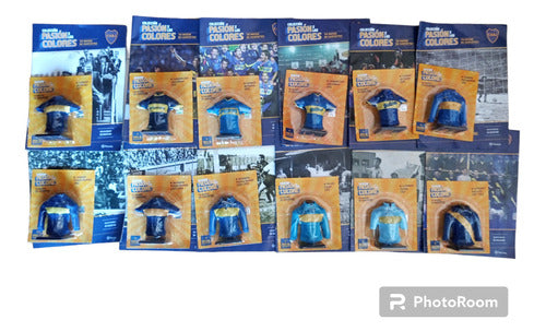 Clarin Complete Collection of 12 Boca Juniors T-Shirts: Passion for Colors 0