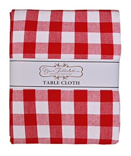 Yourtablecloth 100% Cotton Buffalo Check Tablecloth 2