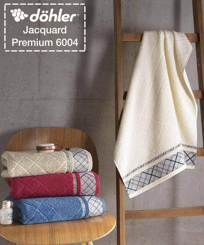 Döhler Jacquard Premium Hand/Face Towel 80 X 50 Cm 6004 1